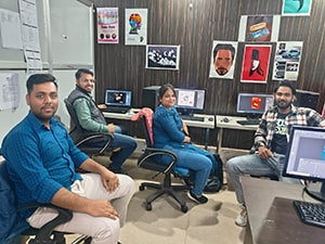 Classroom session at E Digital Marketers, Rohini Sector 8